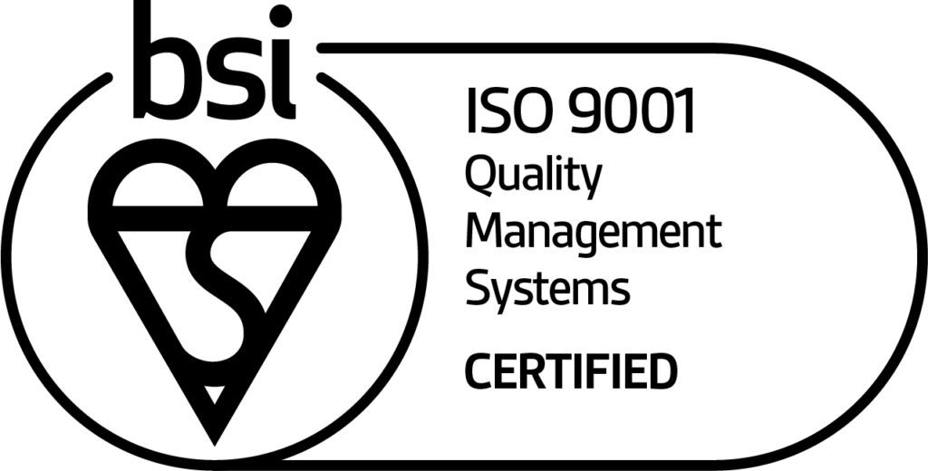 BSI ISO 9001 Cerified symbol